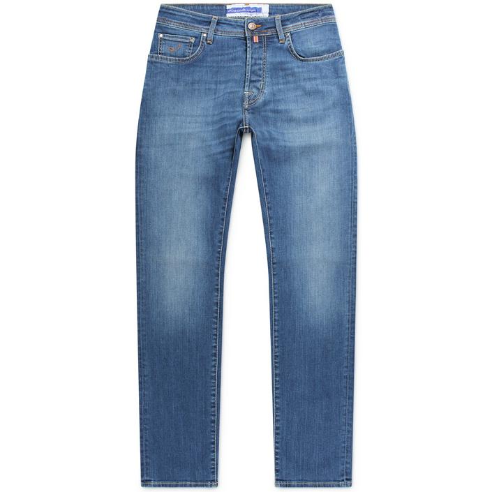 jacob cohen jeans spijkerbroek denim pants trousers broek nick slim slim fit skinny fit, blue blauw cognac brown bruin
