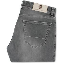 Overview image: RICHARD J. BROWN Jeans Tokyo met witte stiksels en suède label, grijs
