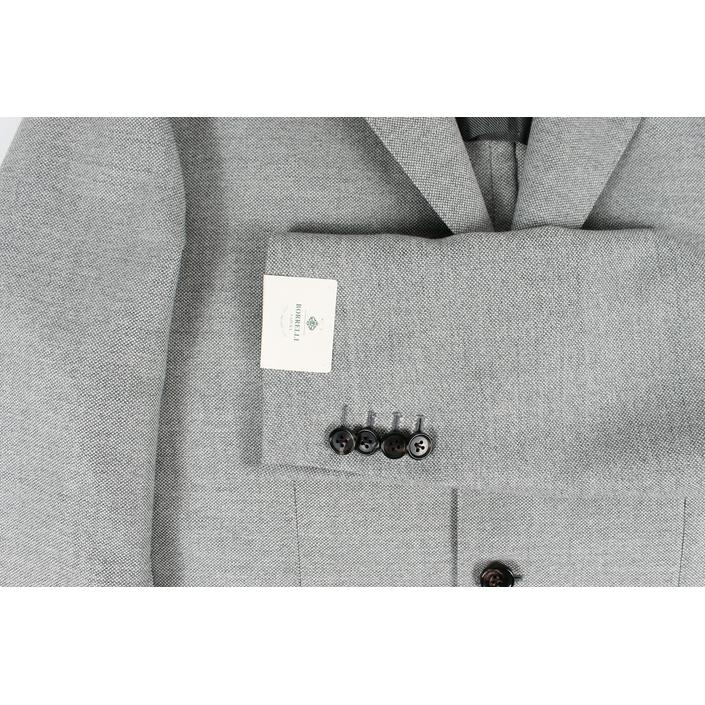 luigi borrelli jacket jasje colbert sportjacket sportcoat patched pocket, grijs grey lichtgrijs licht light 2