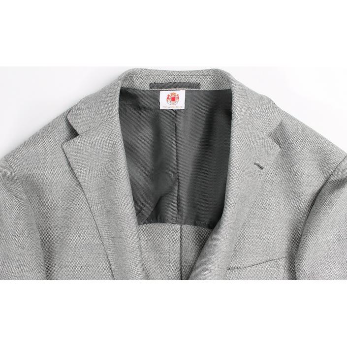 luigi borrelli jacket jasje colbert sportjacket sportcoat patched pocket, grijs grey lichtgrijs licht light 