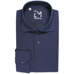 Overview image: EMANUELE MAFFEIS Overhemd Sand van 4-way stretch kwaliteit, donkerblauw