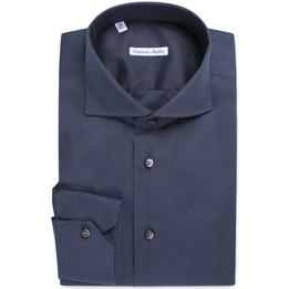 Overview image: EMANUELE MAFFEIS Overhemd Calla van katoen stretch kwaliteit, donkerblauw