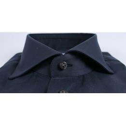 Overview second image: EMANUELE MAFFEIS Overhemd Calla van katoen stretch kwaliteit, donkerblauw