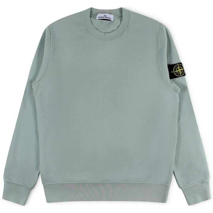 stone island sweater trui fleece sky blue - tijssen mode