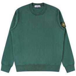 stone island sweater trui fleece groen - tijssen mode