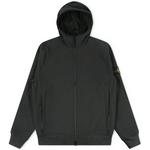 Product Color: STONE ISLAND Soft Shell R zomerjas met capuchon, zwart