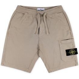 stone island shorts sweatshorts beige - tijssen mode