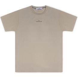Overview image: STONE ISLAND T-shirt met Abbreviation Three print, beige