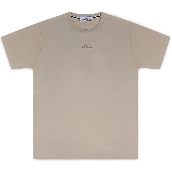 stone island tshirt shirt abbreviation three beige - tijssen mode