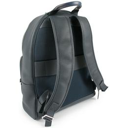 santoni rugtas rugzak backpack leer donkerblauw - tijssen mode