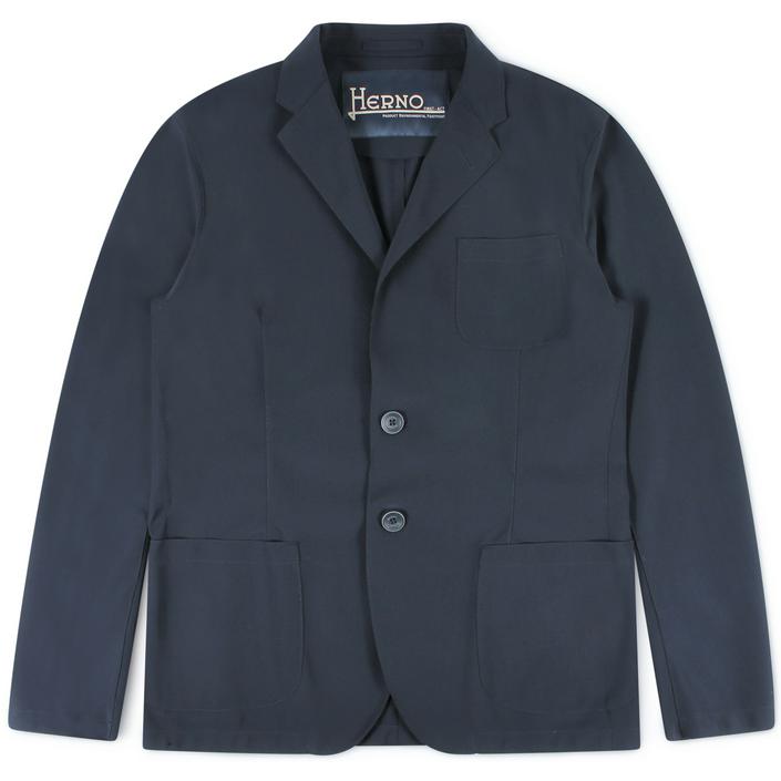 herno jacket jas blazer colbert donkerblauw blauw - tijssen mode