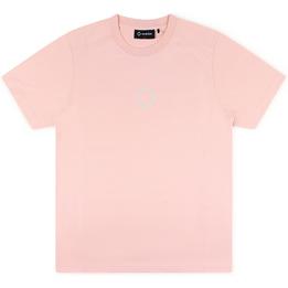Overview image: MA.STRUM T-shirt met centraal Compass logo, roze