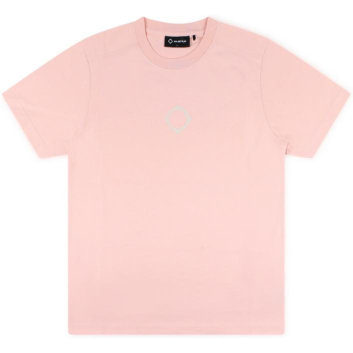 mastrum ma strum tshirt shirt compass logo roze - tijssen mode