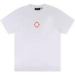 Product Color: MA.STRUM T-shirt met centraal Compass logo, wit