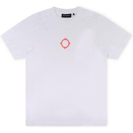Overview image: MA.STRUM T-shirt met centraal Compass logo, wit