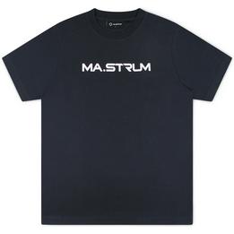 Overview image: MA.STRUM T-shirt met centrale opdruk, donkerblauw