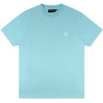 Product Color: MA.STRUM T-shirt met klein Compass logo, lichtblauw