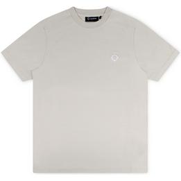 Overview image: MA.STRUM T-shirt met klein Compass logo, beige