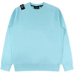 Overview image: MA.STRUM Sweater Core met embleem, lichtblauw