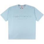 Product Color: CARLO COLUCCI Oversized t-shirt met geborduurd logo, lichtblauw