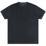Product Color: WAHTS Badstof t-shirt Todd met borstzak, donkerblauw