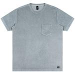 Product Color: WAHTS Badstof t-shirt Todd met borstzak, blauwgrijs