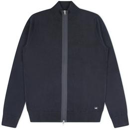 wahts vest jacket donker blauw knitwear wilson - Tijssen Mode