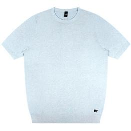 wahts t-shirt shirt knitted lichtblauw - Tijssen Mode
