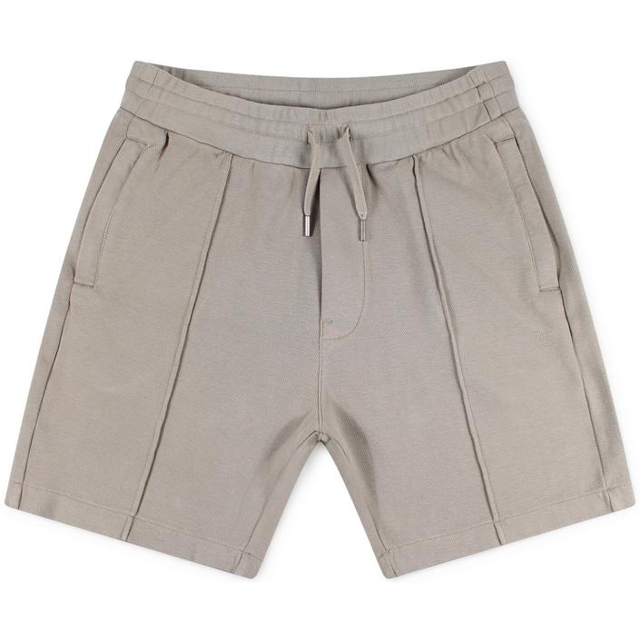 wahts shorts sweatshorts korte broek pants bermuda pique jersey avery, beige sand brown bruin lichtbruin 1