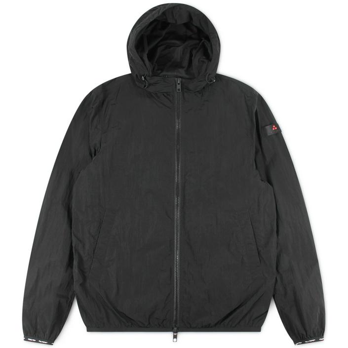 peuterey jas jack jacket jasje zomerjas nigle nylon metal, zwart black dark nero donker 