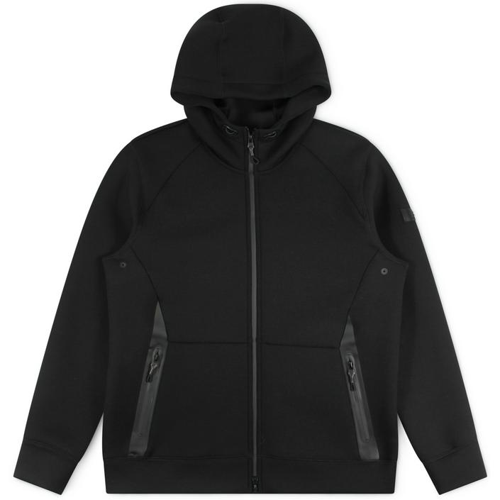 peuterey vest jas jack jacket hooded hood capuchon hoodie soft shell softshell cooper, zwart black dark donker nero