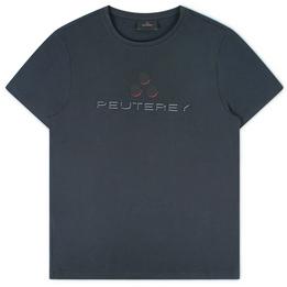 peuterey tshirt shirt opdruk 3d donkerblauw - tijssen mode