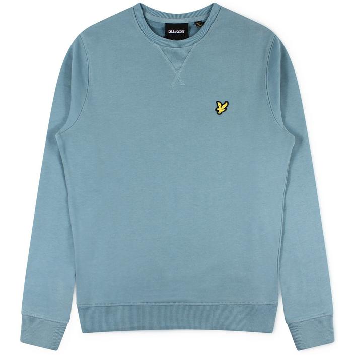 lyle and scott trui jumper sweater blauw -  Tijssen Mode