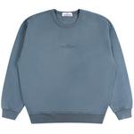 Product Color: STONE ISLAND Oversized sweater met subtiel borduursel, blauwgrijs