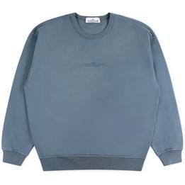 stone island trui sweater jumper oversized blauw grijs - tijssen mode