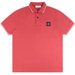 Product Color: STONE ISLAND Polo met embleem, cyclamen/wit