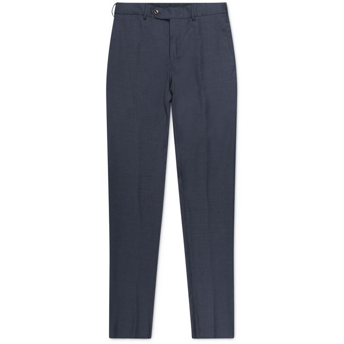 pt pantoloni torino pantalon trousers broek wol wool stretch, donkerblauw donker dark navy blue