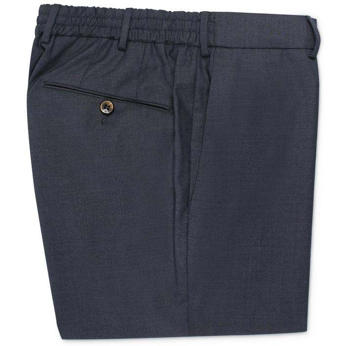 pt pantoloni torino pantalon trousers broek wol wool stretch, donkerblauw donker dark navy blue 1