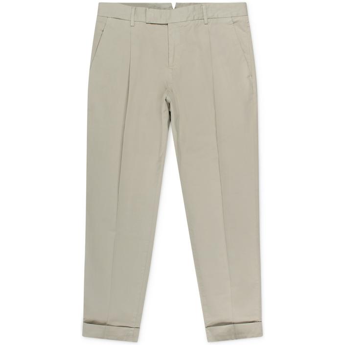 pantaloni torino edge pt broek trousers pantalon chino pleated bandplooi pleat katoen cotton, beige sand kaki kakhi