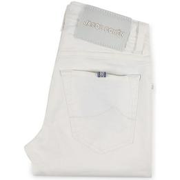Overview image: JACOB COHËN  Jeans Nick Slim met grijs label, off white