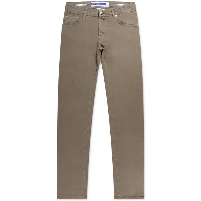 jacob cohen broek chino trousers 5 pocket katoen cotton stretch, brown bruin beige donker dark 1