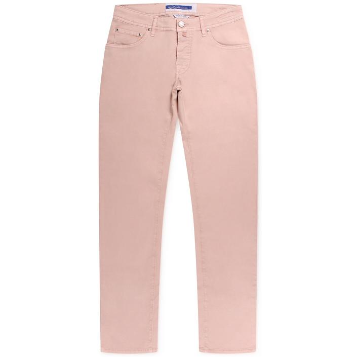 jacob cohen broek chino trousers 5 pocket katoen cotton stretch, roze pink lichtroze light licht 1