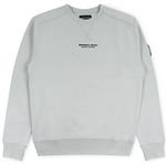 Product Color: MARSHALL ARTIST Sweater met opdruk en embleem, lichtgrijs