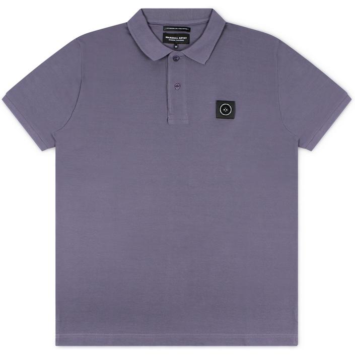 marshall artist polo poloshirt shirt shortsleeve short sleeve korte mouw basis basic, paars purple