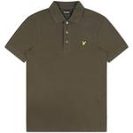 Product Color: LYLE AND SCOTT Polo met Eagle embleem, donkergroen