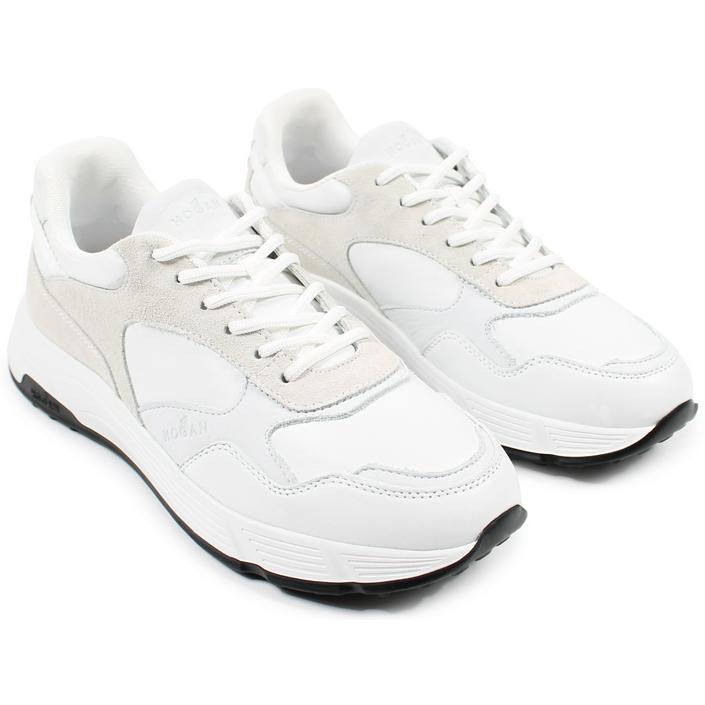 hogan hyperlight sneaker sneakers schoen shoes schoenen veterschoen trainers trainer, wit white light licht bianco