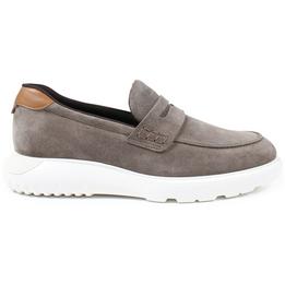 Overview image: HOGAN Loafer H600 met sneakerzool, taupe
