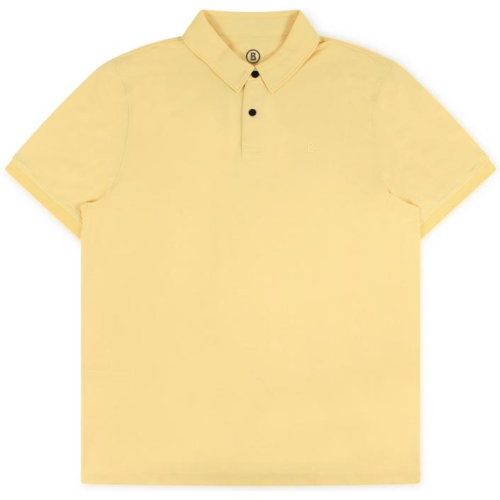 bogner polo poloshirt shirt shortsleeve timo technical sport, geel yellow