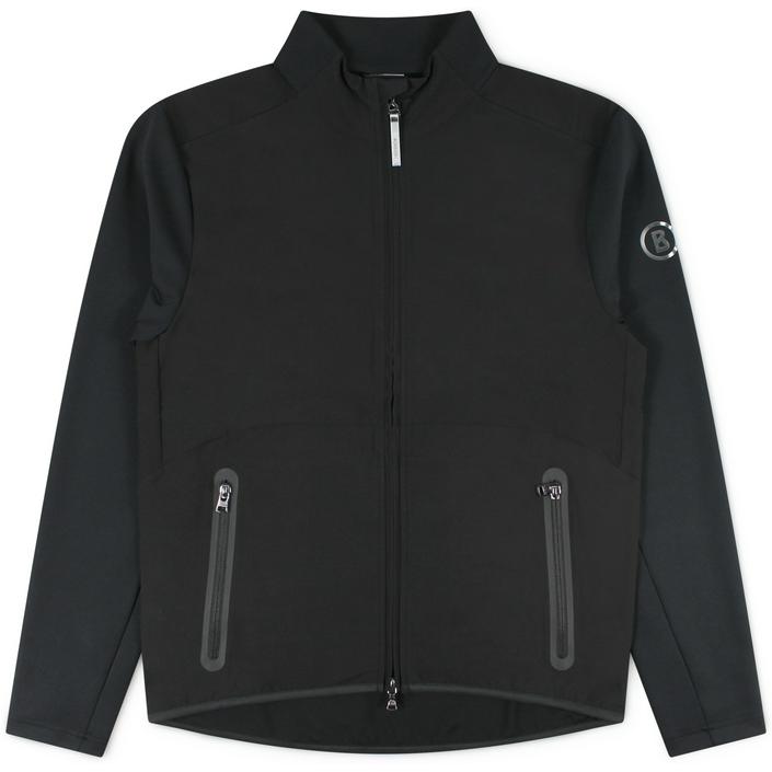 bogner raban vest jas jacket jack jasje hybride 2way stretch zomer summer sport, zwart black dark donker nero