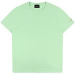 Product Color: PEUTEREY T-shirt Sorbus met geborduurd logo op arm, lichtgroen